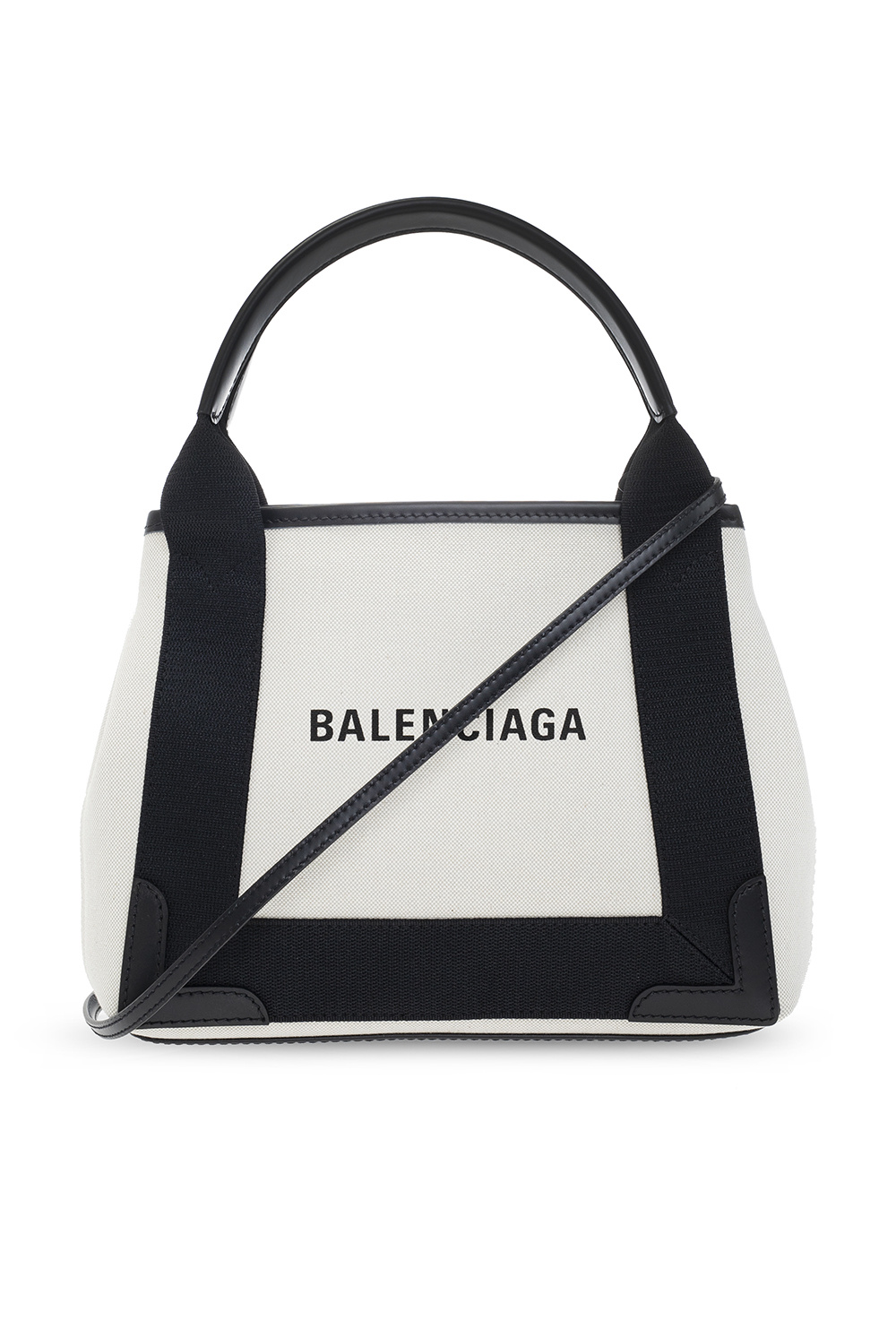 Navy Cabas XS' shoulder bag Balenciaga - Pinko Love Puff woven 